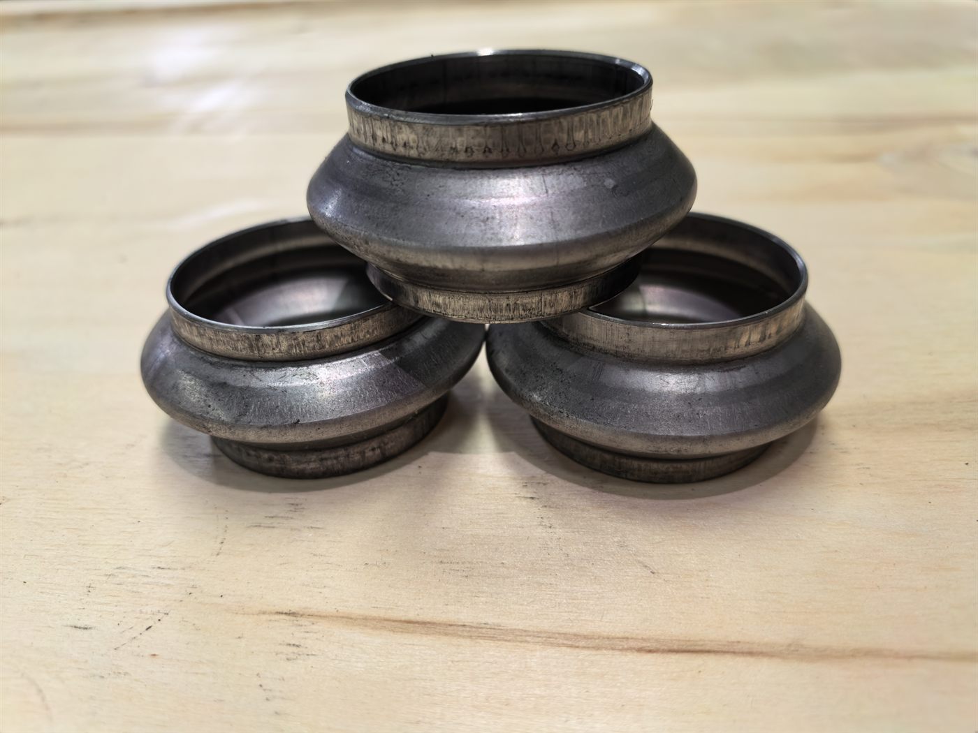 Machined bushings and flanges